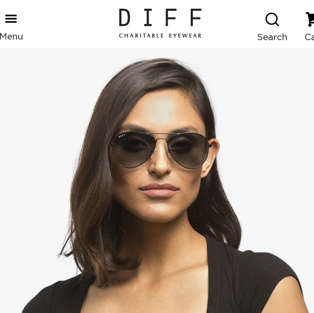 Diff Cruz Aviator Gradient Sunglasses